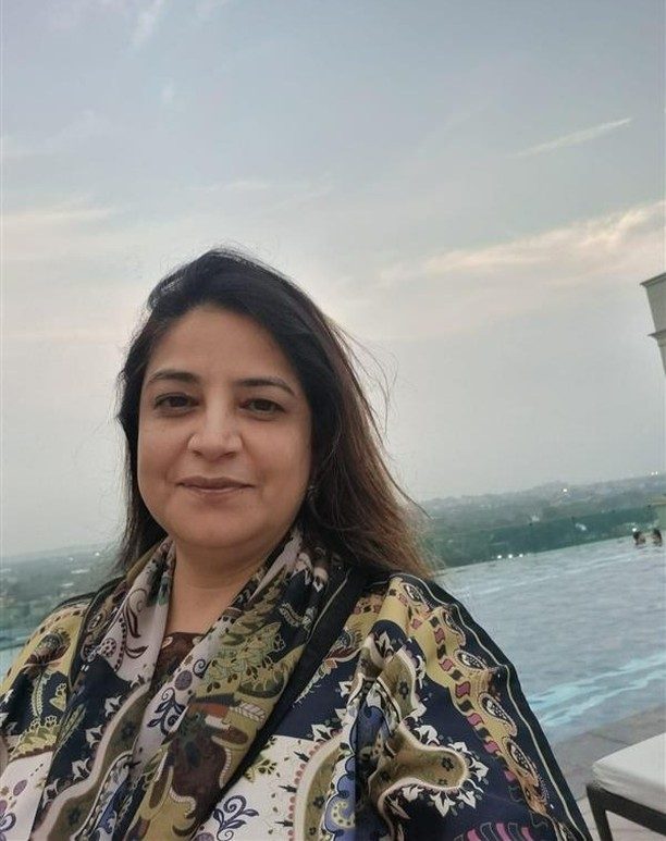 Monika Kataria smiling outdoors